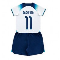 Engleska Marcus Rashford #11 Domaci Dres za djecu SP 2022 Kratak Rukav (+ Kratke hlače)